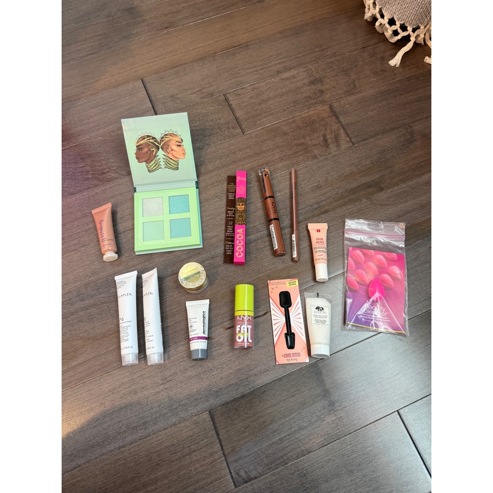 Makeup Skincare Bundle Olaplex Juvias Place NYX Dermalogica Origins 14pc Set